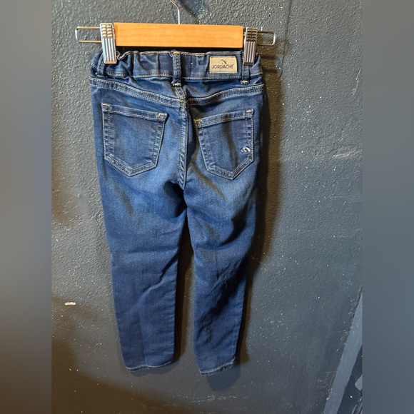 Jordache Dark Blue High Rise Super Skinny Button Fly Jeans - Picture 4 of 4